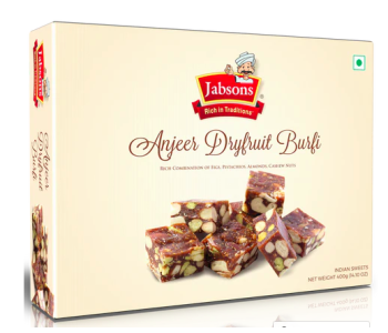 JABSONS ANJEER DRYFRUIT BURFI